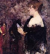 Edouard Manet La modiste painting